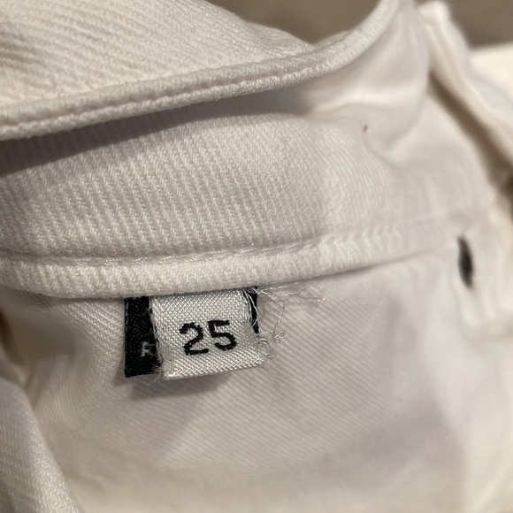 Dolce & Gabbana white distressed jeans in size 25 - Picture 6 of 6